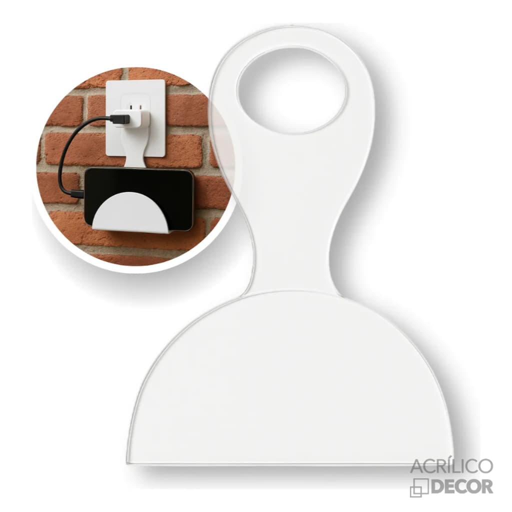 Suporte de Carregador (Acrílico Cristal 2mm)